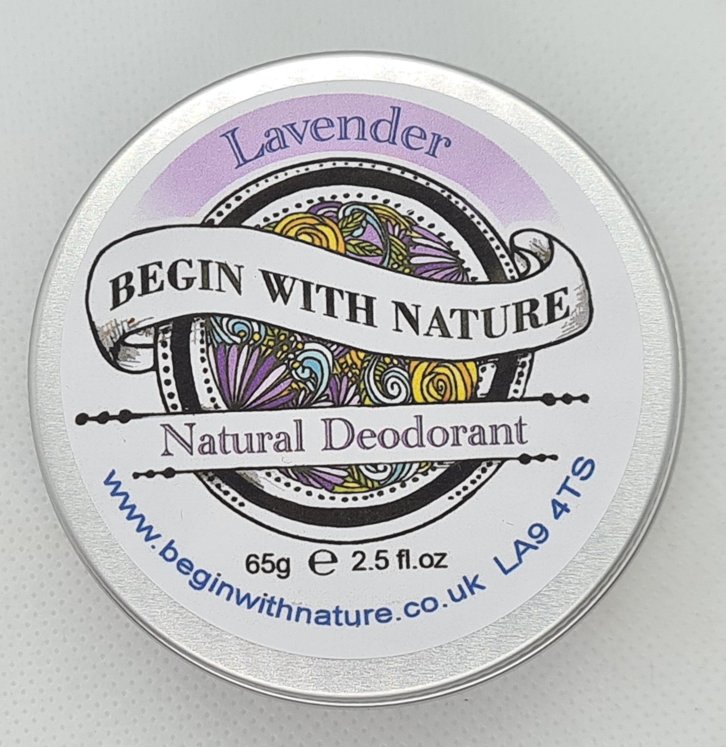 Lavender Deodorant - Round Tin image