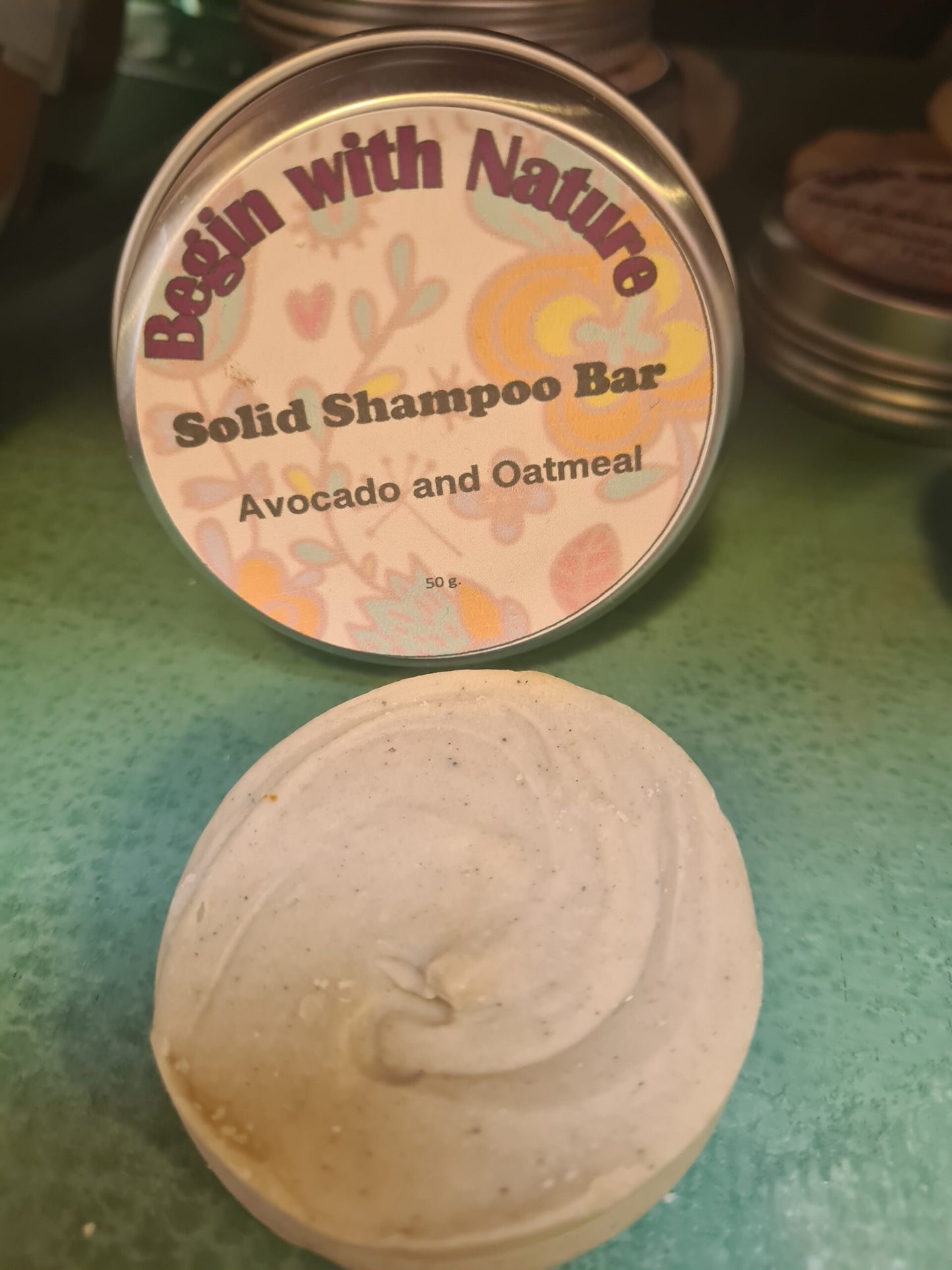 Avocado and Oatmeal Solid Shampoo bar image 3