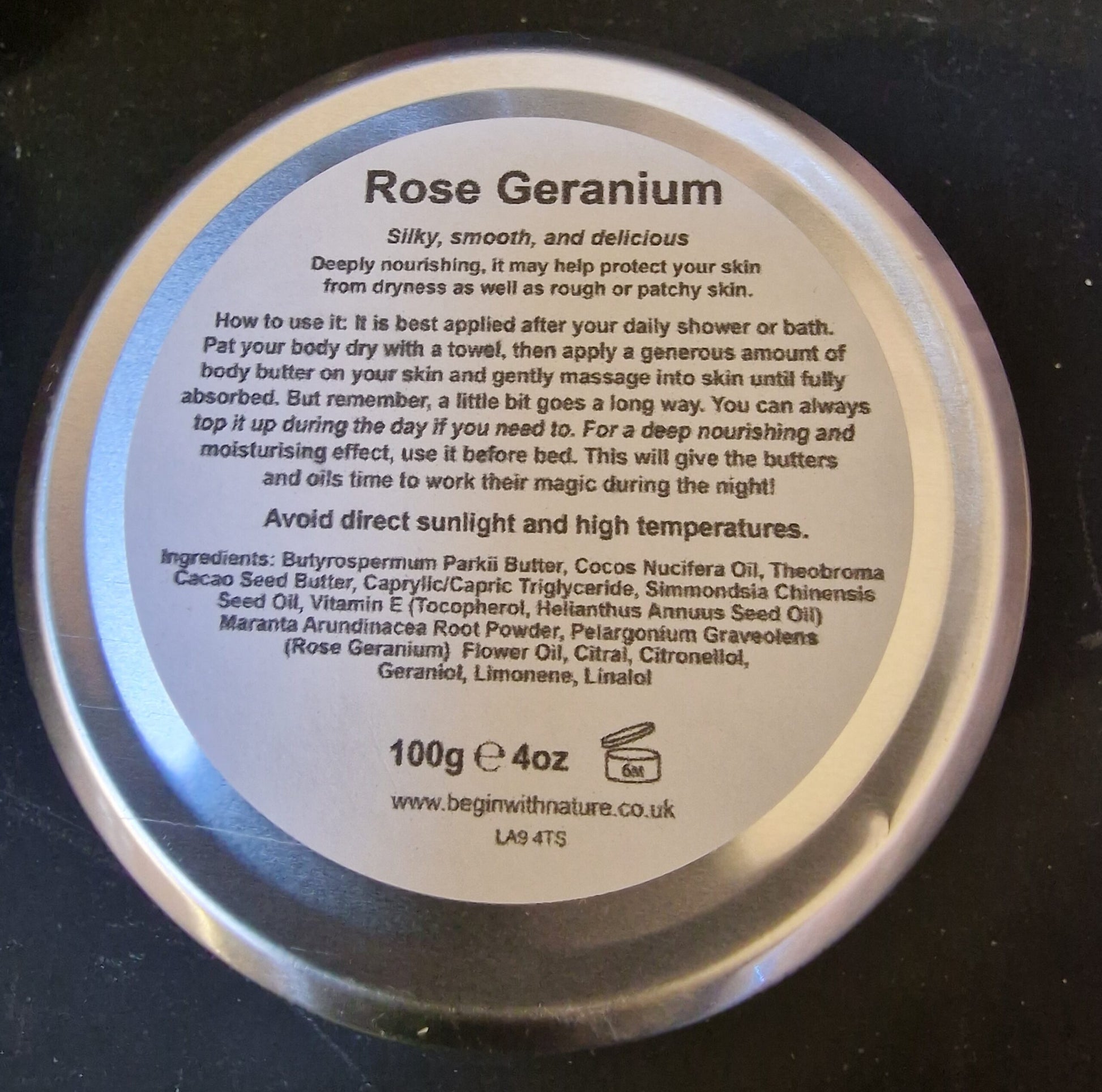 Rose Geranium Body Butter image 3