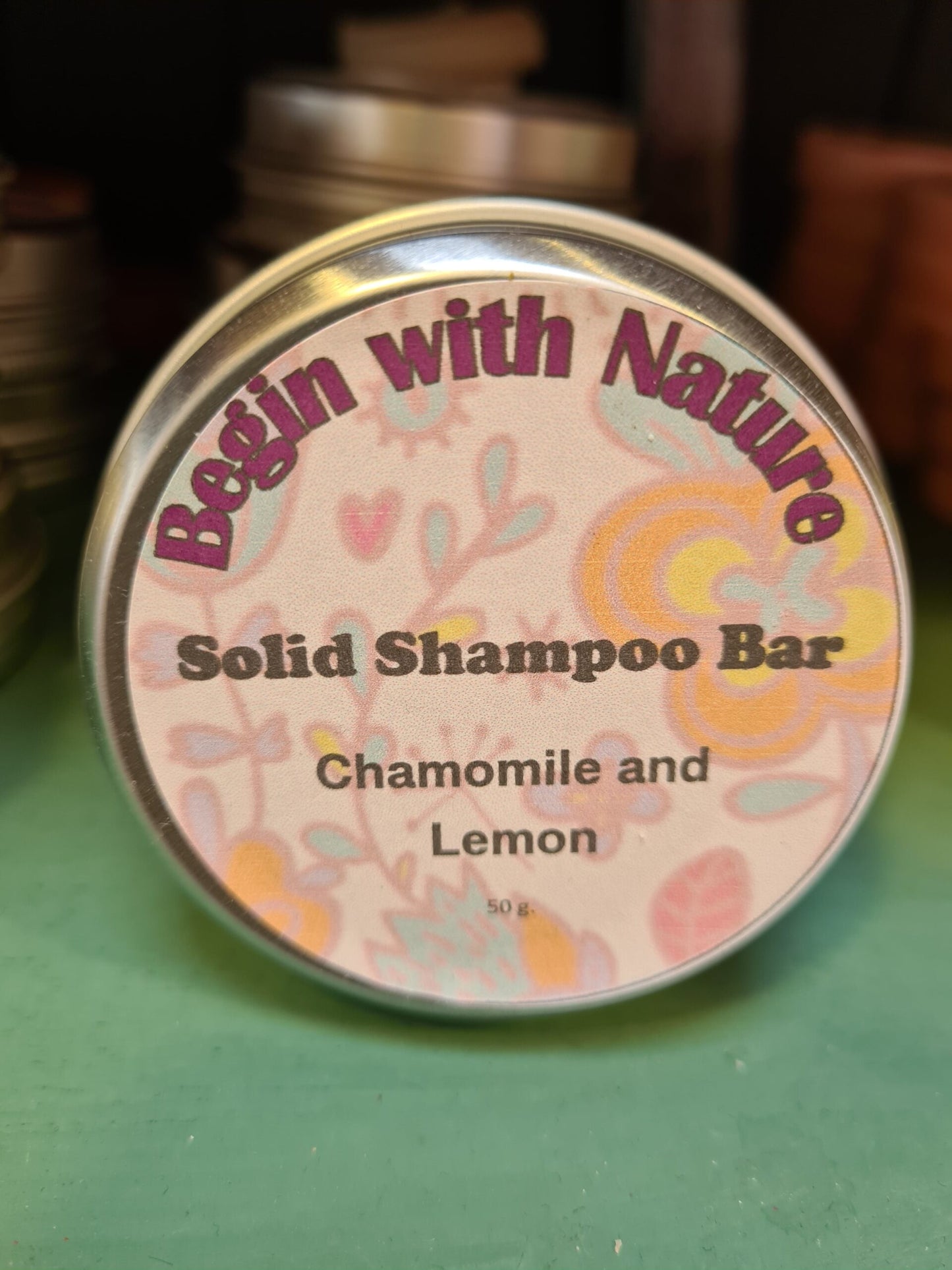 Chamomile and Lemon Shampoo bar image 2