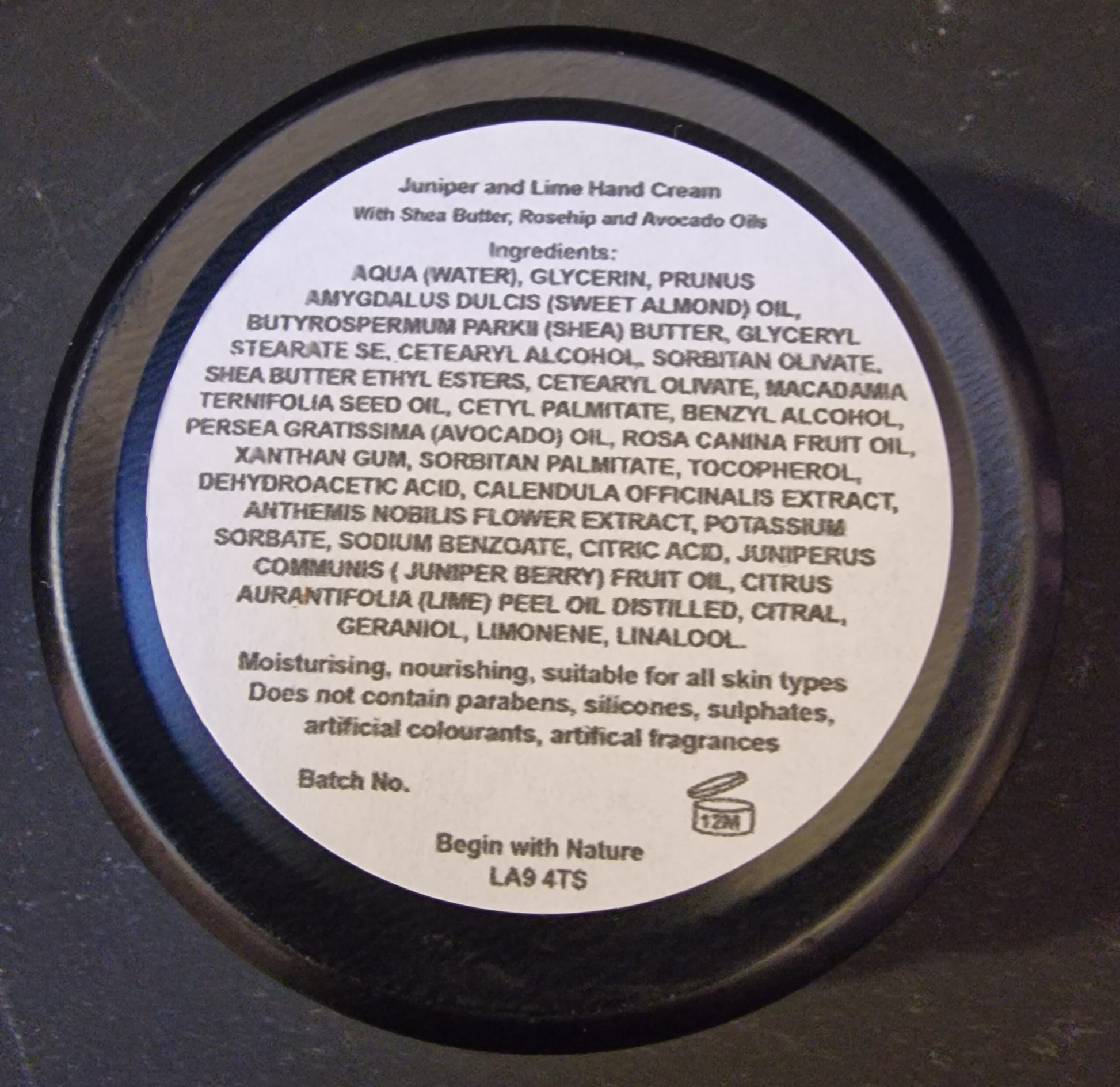 Juniper and Lime Hand Cream image 2