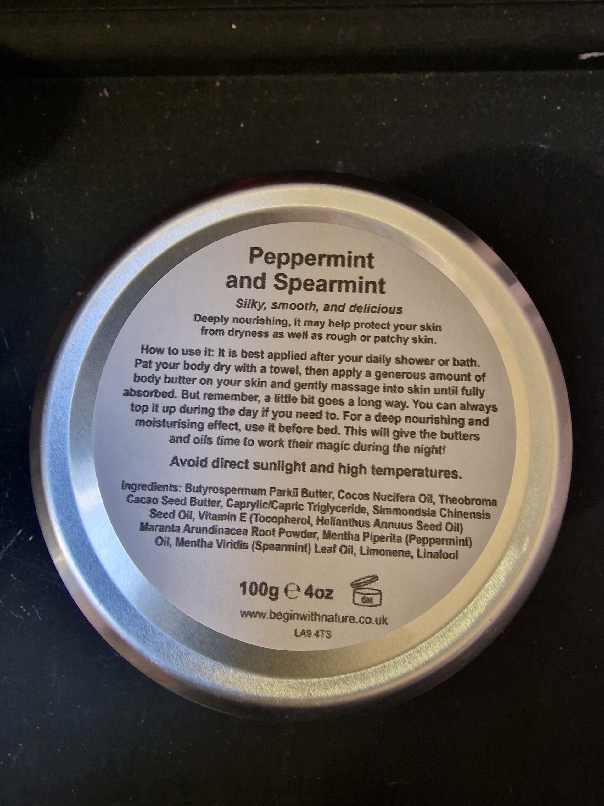Peppermint and Spearmint Body Butter image 2