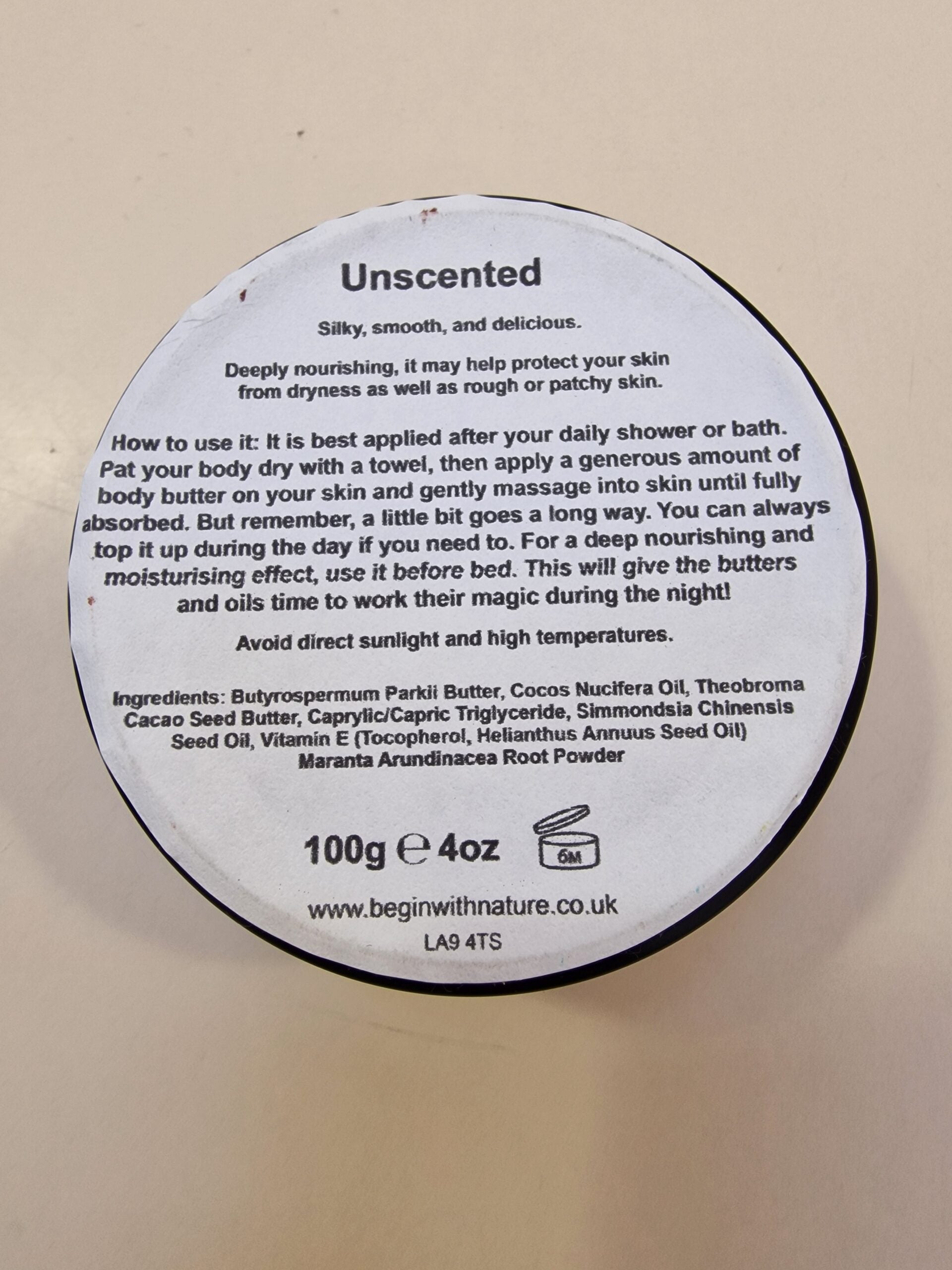 Unscented Body Butter image 1
