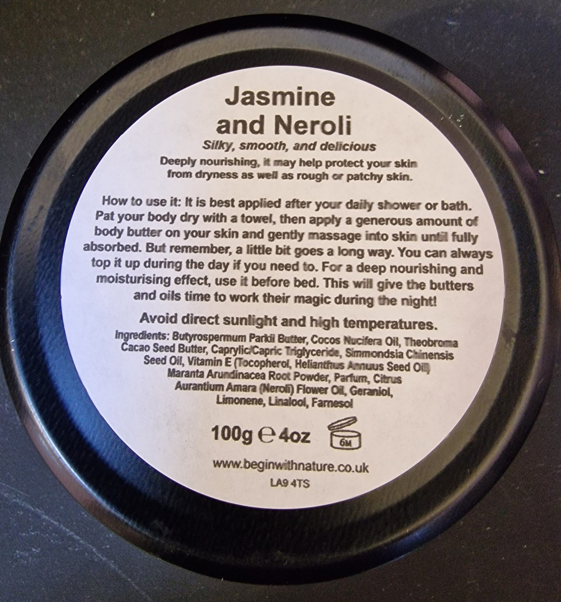 Jasmine and Neroli Body Butter image 2