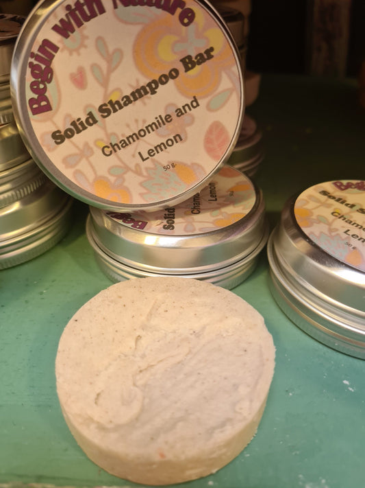 Chamomile and Lemon Shampoo bar image 1