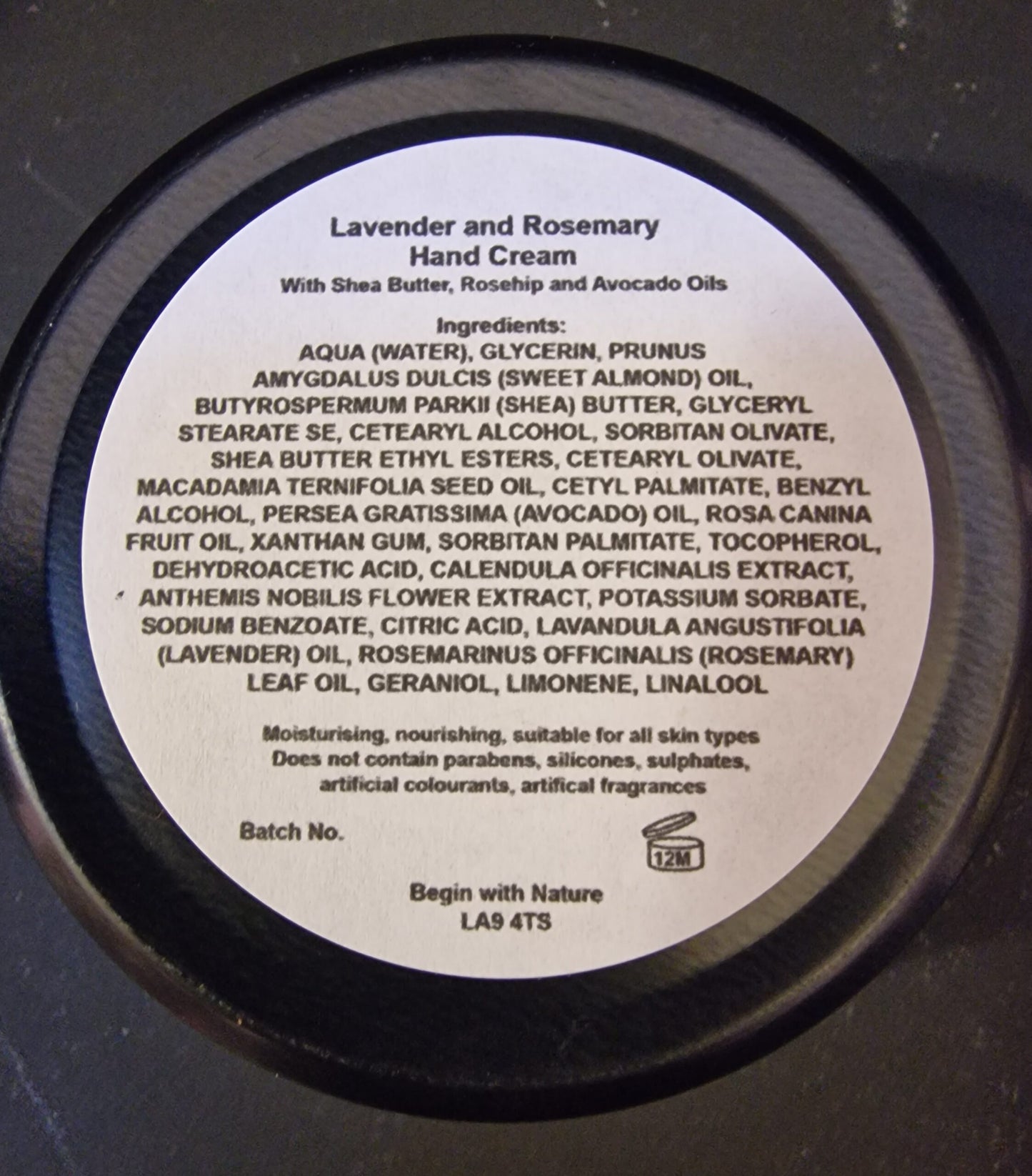 Lavender and Rosemary Hand Cream image 2