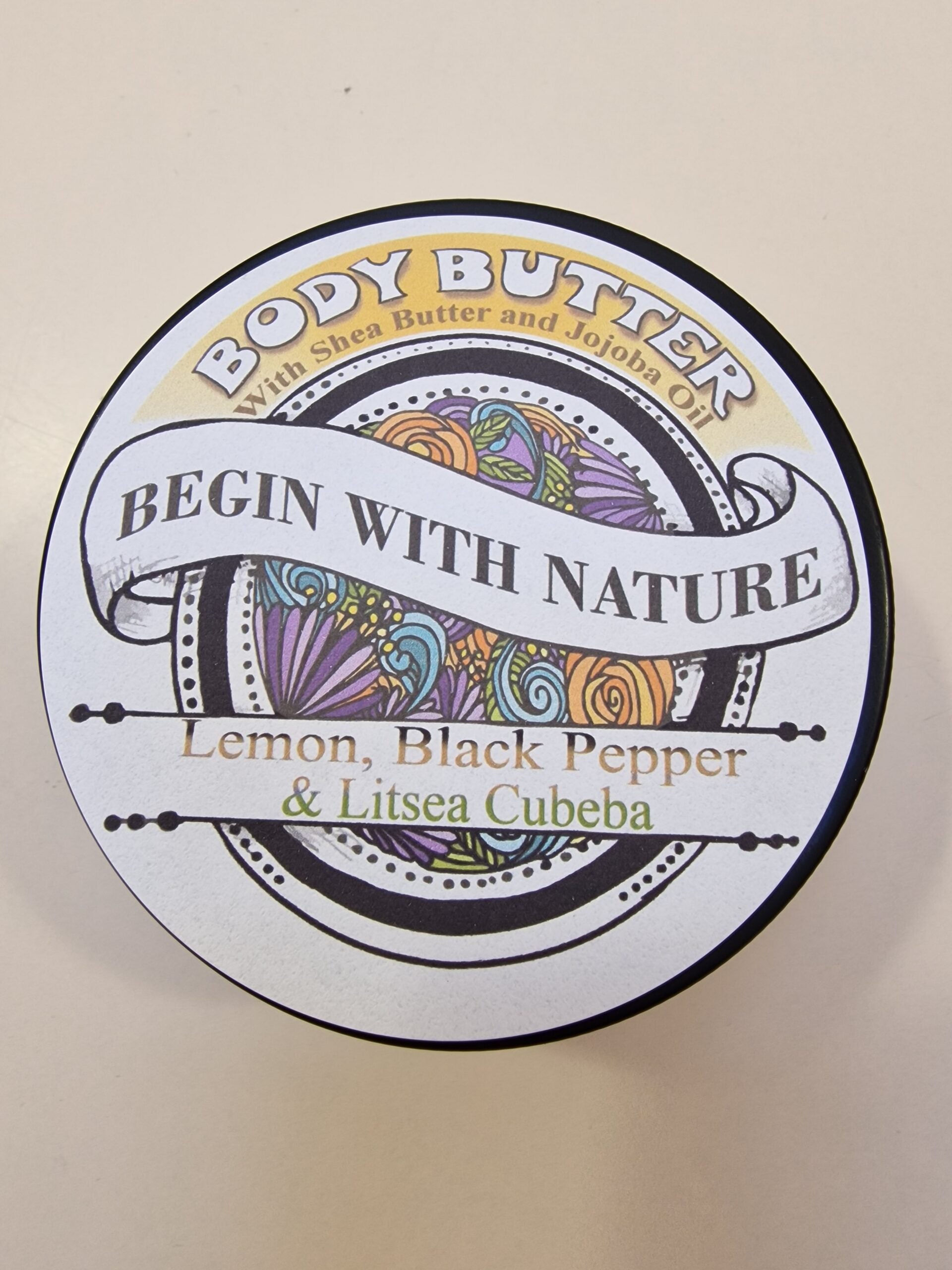 Lemon, Black Pepper and Litsea Cubeba Body butter image 0