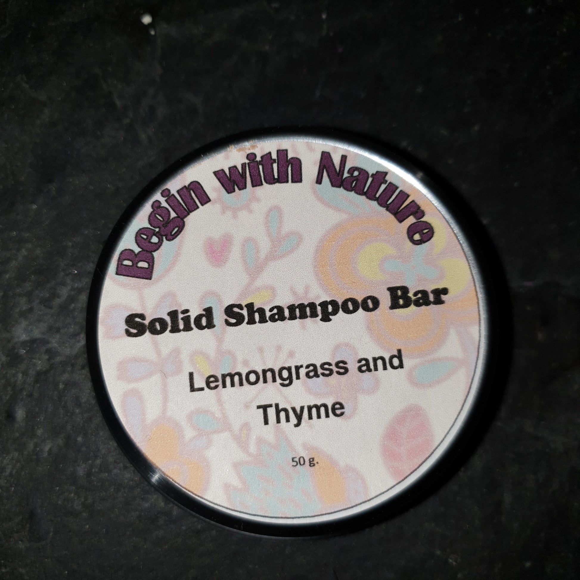 Handmade Lemongrass and Thyme Solid Shampoo Bar image 2